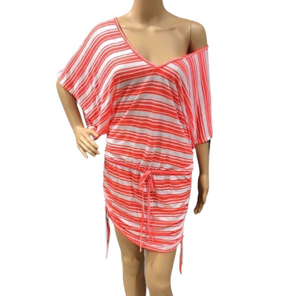 Blue Island Bright Stripes Cover Up Swimsuits